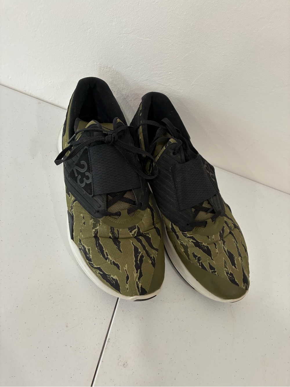 Nike Jordan Relentless Tiger Camo Olive Canvas Black Size 12 AJ7990-301